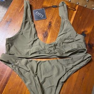 Zaful olive bikini